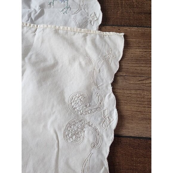 Handmade Valance Cross Stitch Curtains Set of 2‎ - 58.5" x 14.5" - Picture 7 of 7